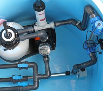 انظمة تدوير مياه حمامات السباحة