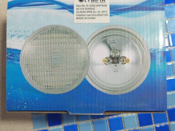 لمبة حمام سباحة ألوان بالريموت